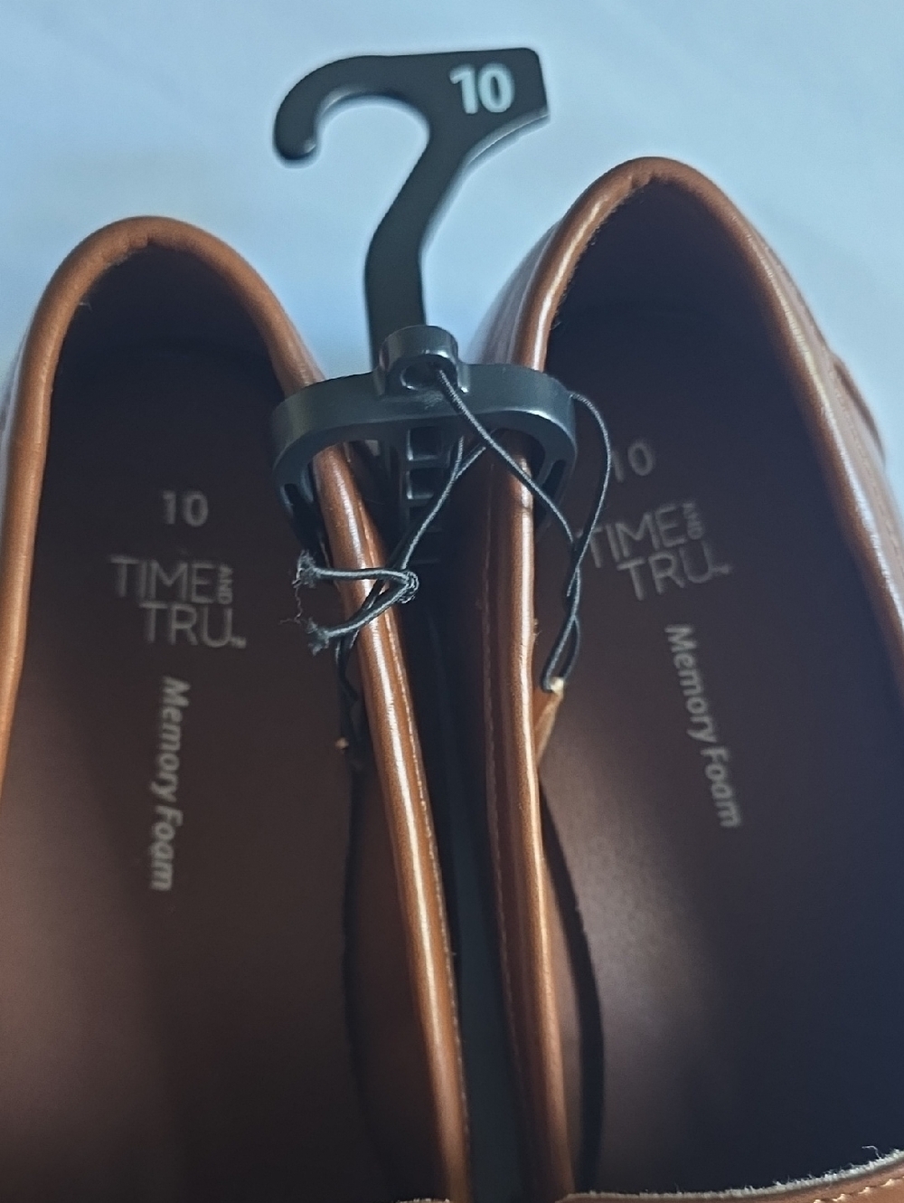 Time and Tru Women's Brown Penny Loafers Size 10 NWT - Picture 4 of 9